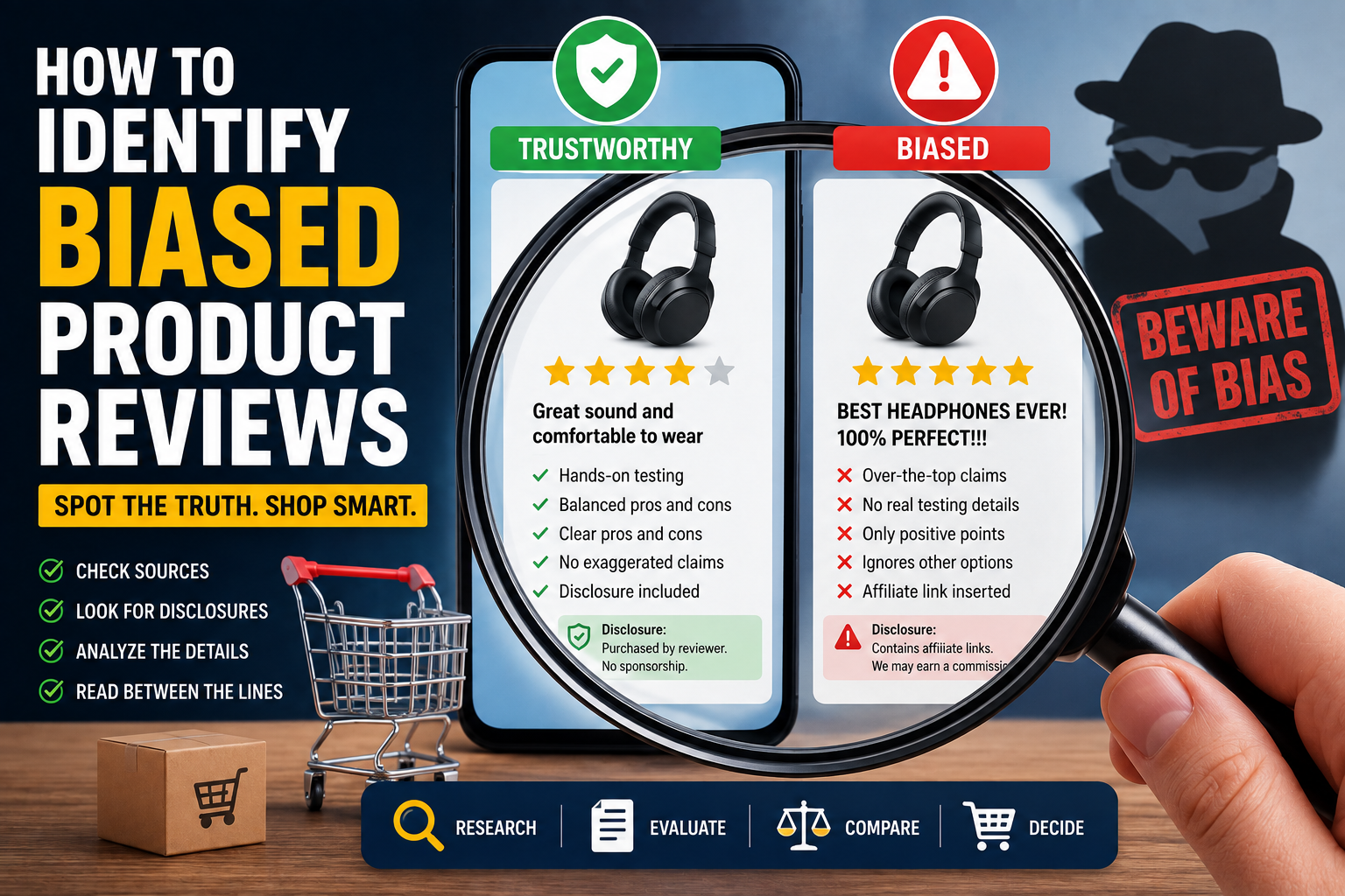 How to Identify Biased Product Reviews