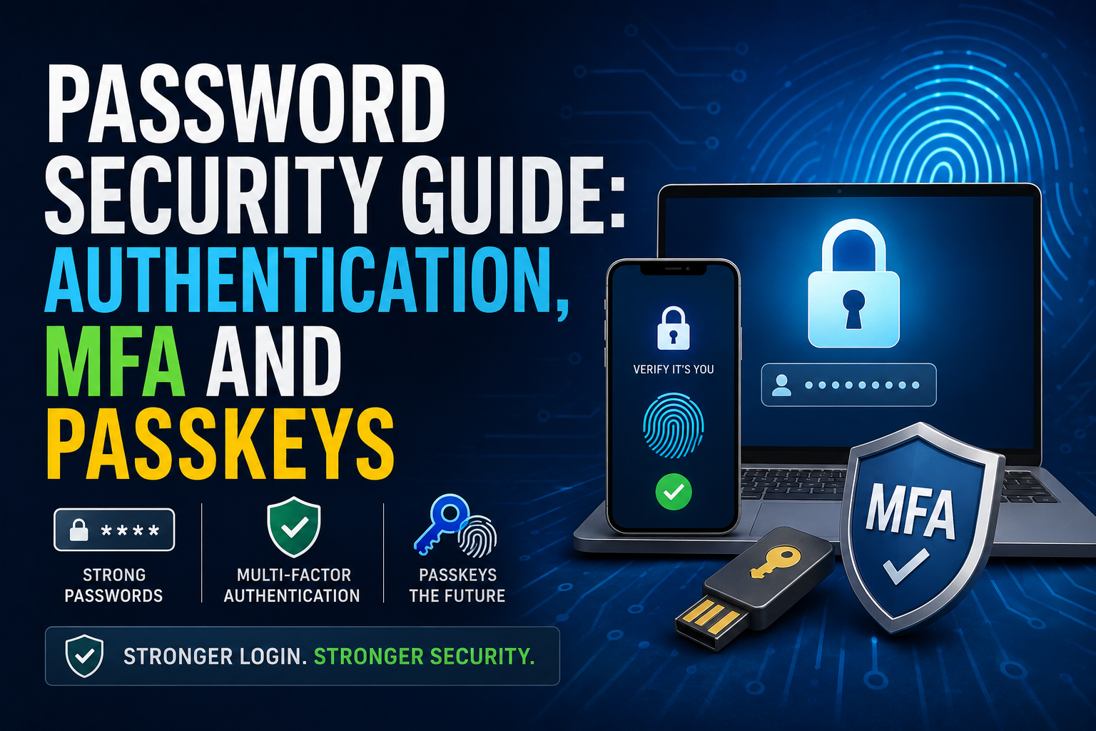 Password Security Guide: Authentication, MFA and Passkeys