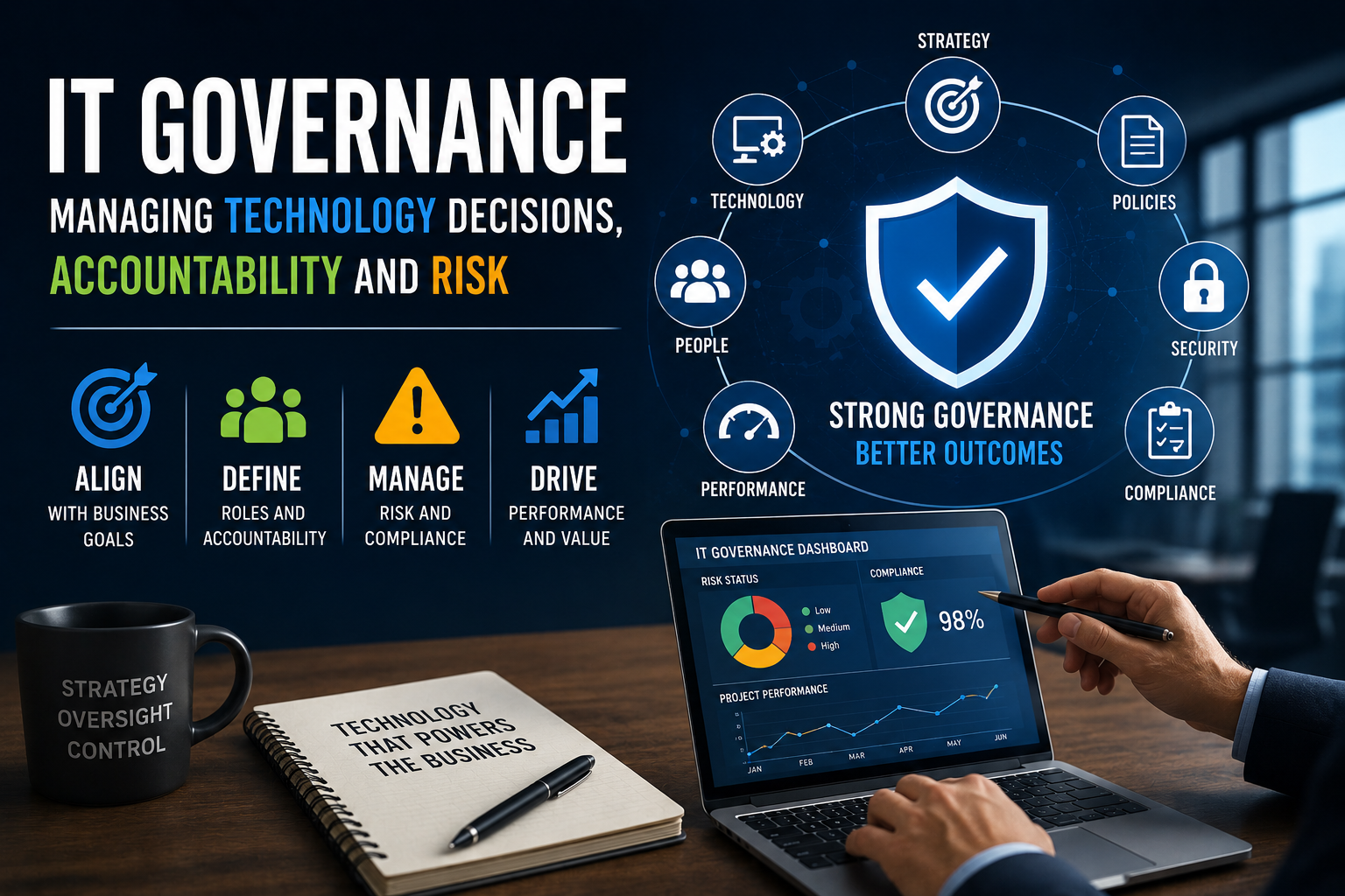 What IT Governance Is and How Organizations Manage Technology Decisions, Accountability and Risk
