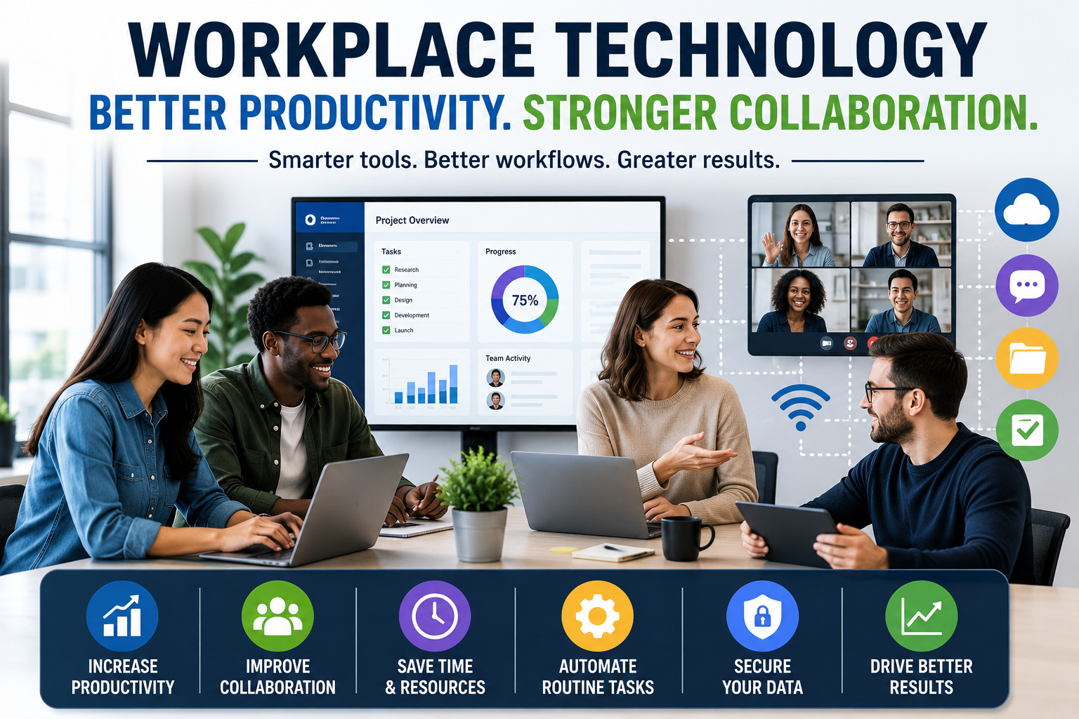 How Workplace Technology Improves Employee Productivity and Collaboration