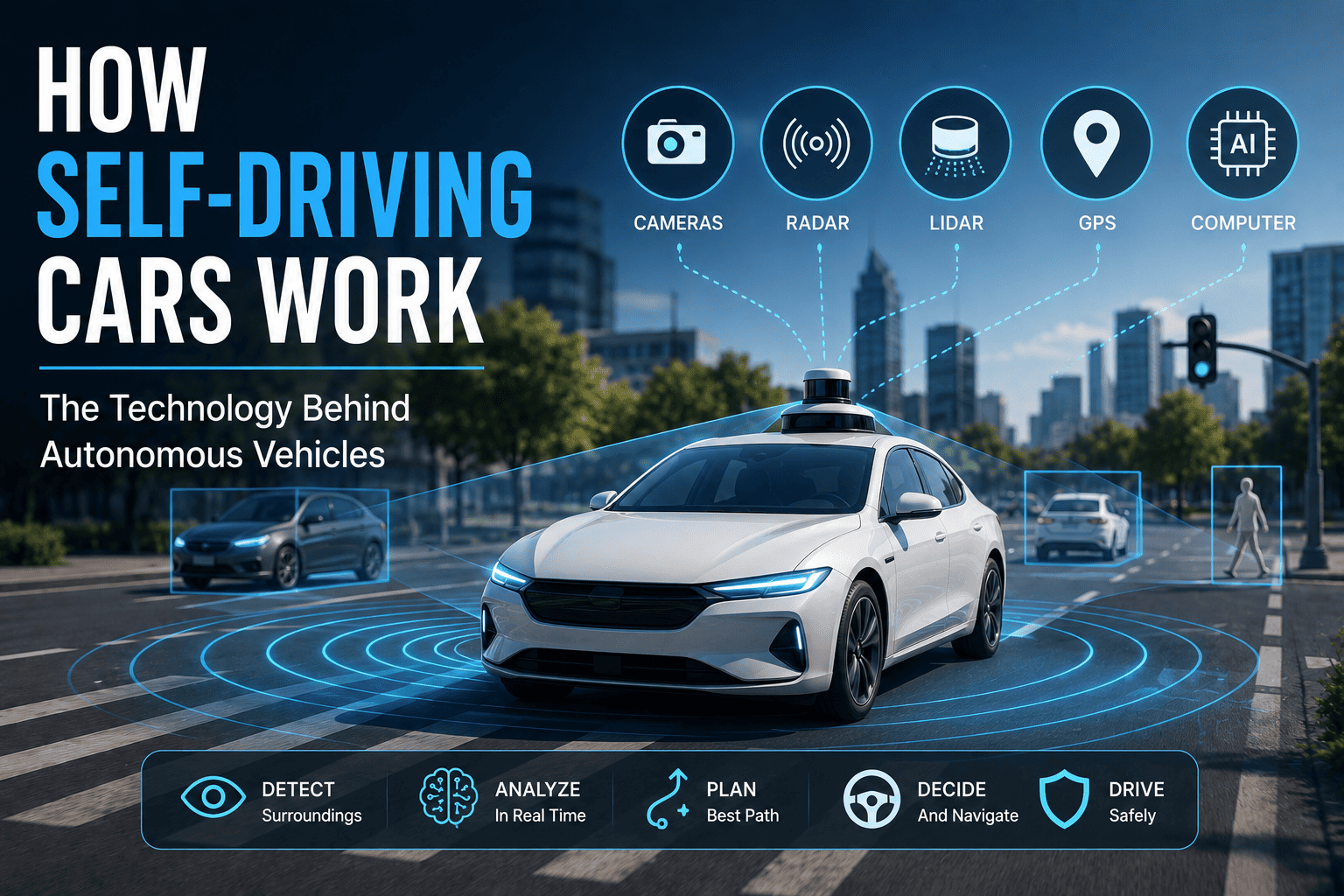 How Self-Driving Cars Work: The Technology Behind Autonomous Vehicles