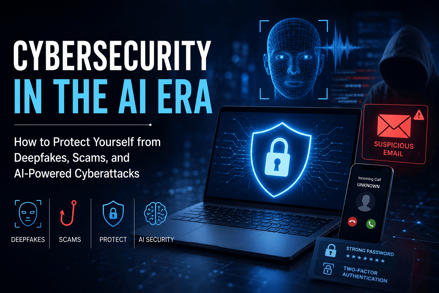Cybersecurity in the AI Era: How to Protect Yourself from Deepfakes, Scams, and AI-Powered Cyberattacks
